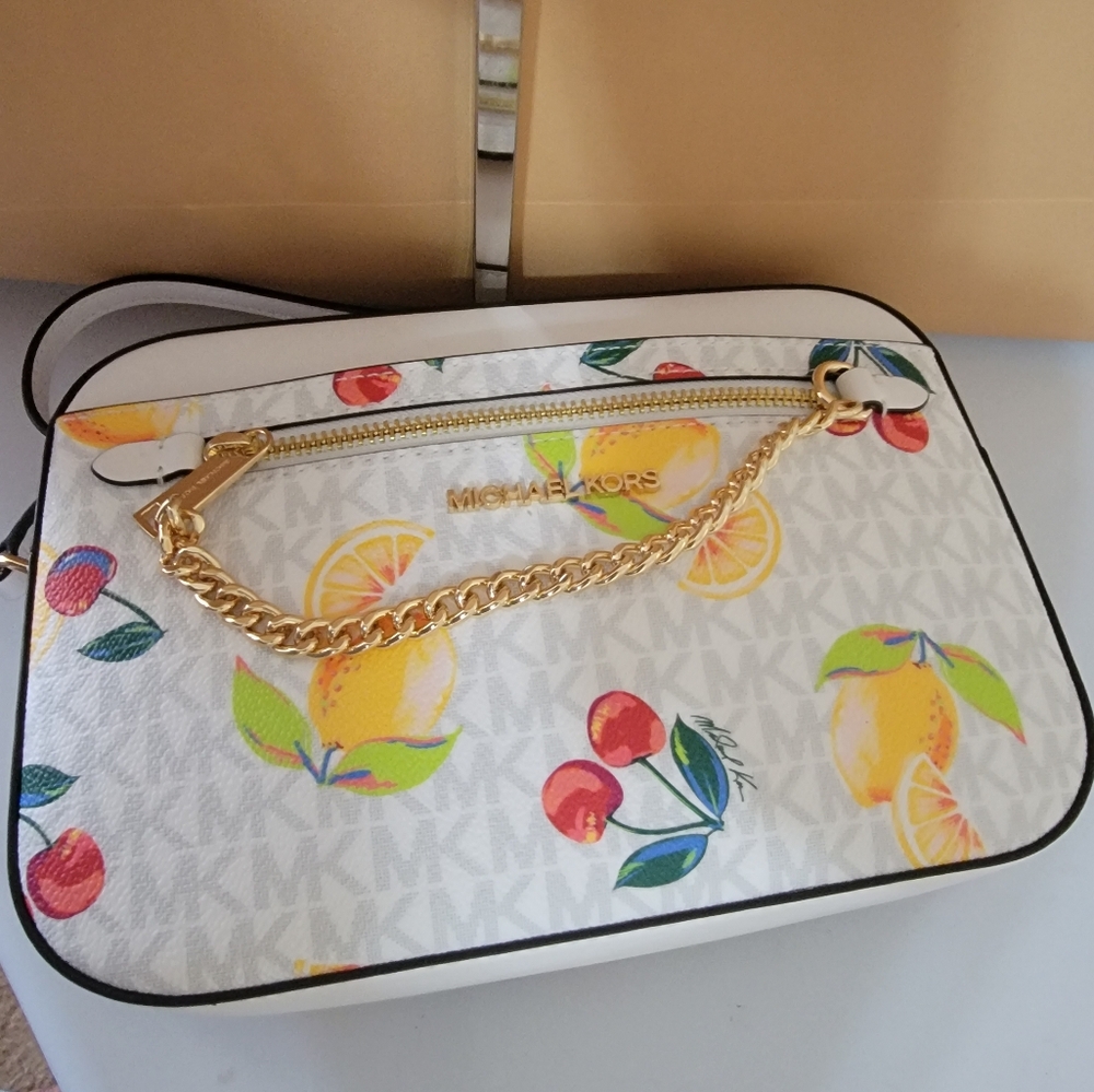 NWT Micheal kors jet set chain crossbody - Picture 3 of 10